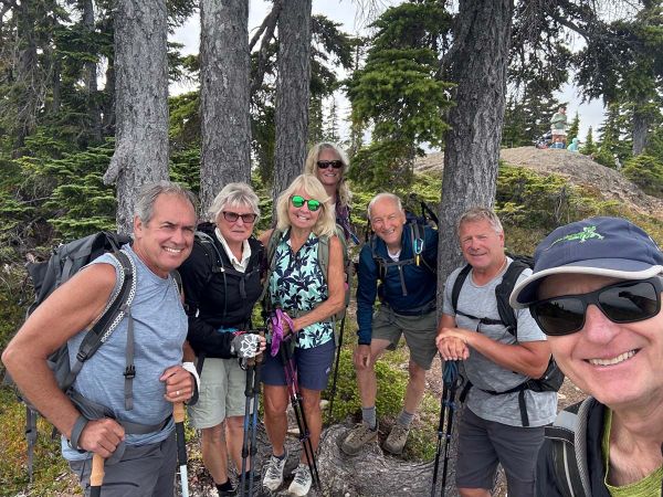 Group of hikers photo Walking Hiking