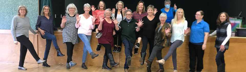 Parksville Golden Oldies Sports Association Line Dancing