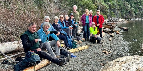 PGOSA Members by the shore